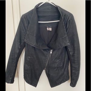 Faux leather jacket